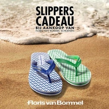 Floris van Bommel slippers cadeau! 
