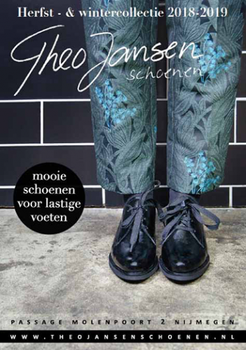 Bekijk de Theo Jansen Schoenen comfort folder voor herfst/winter 2018/2019!