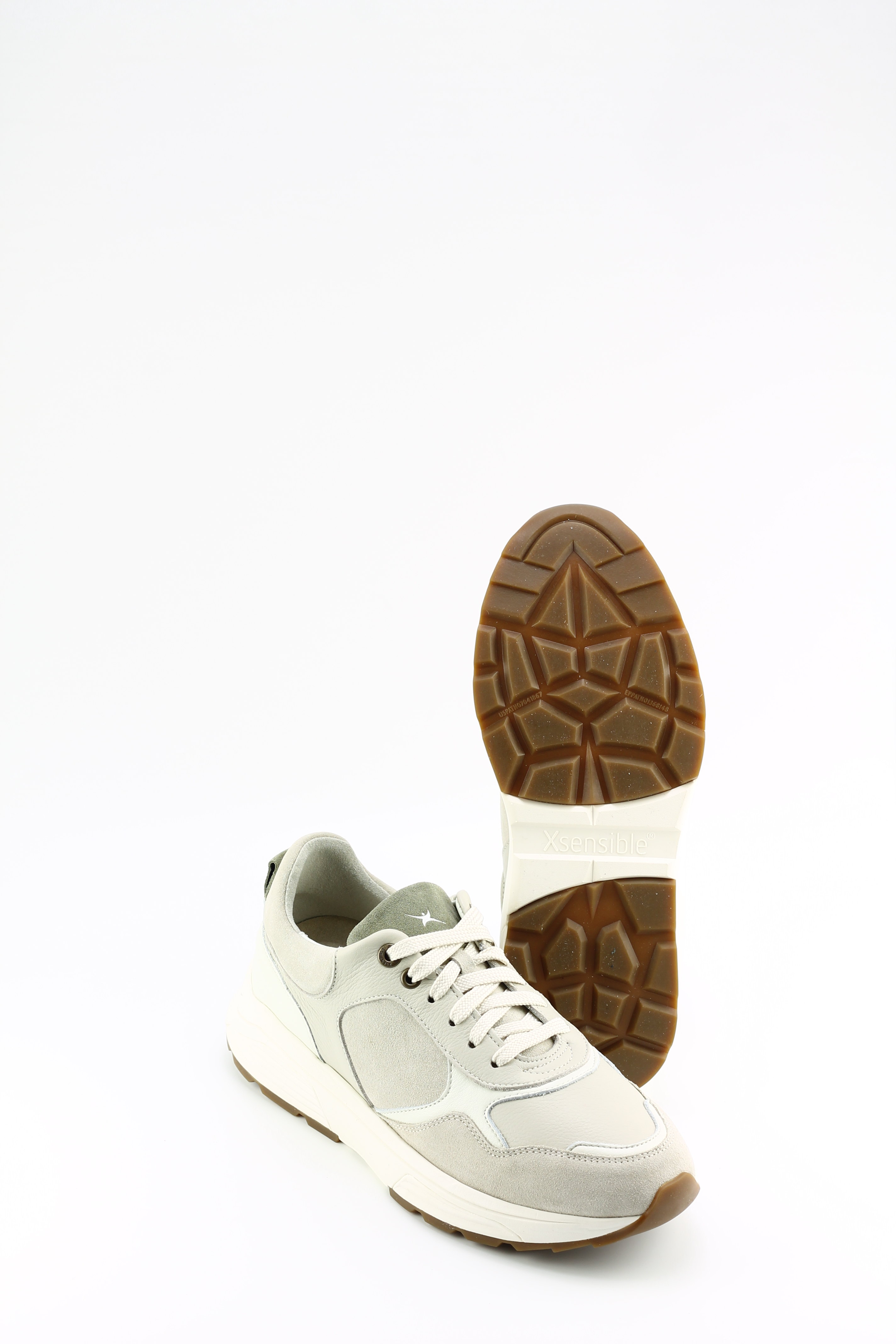 レックス。 Xsensible Rialto 33201.4 taupe heren heren comfort sneakers | Theo