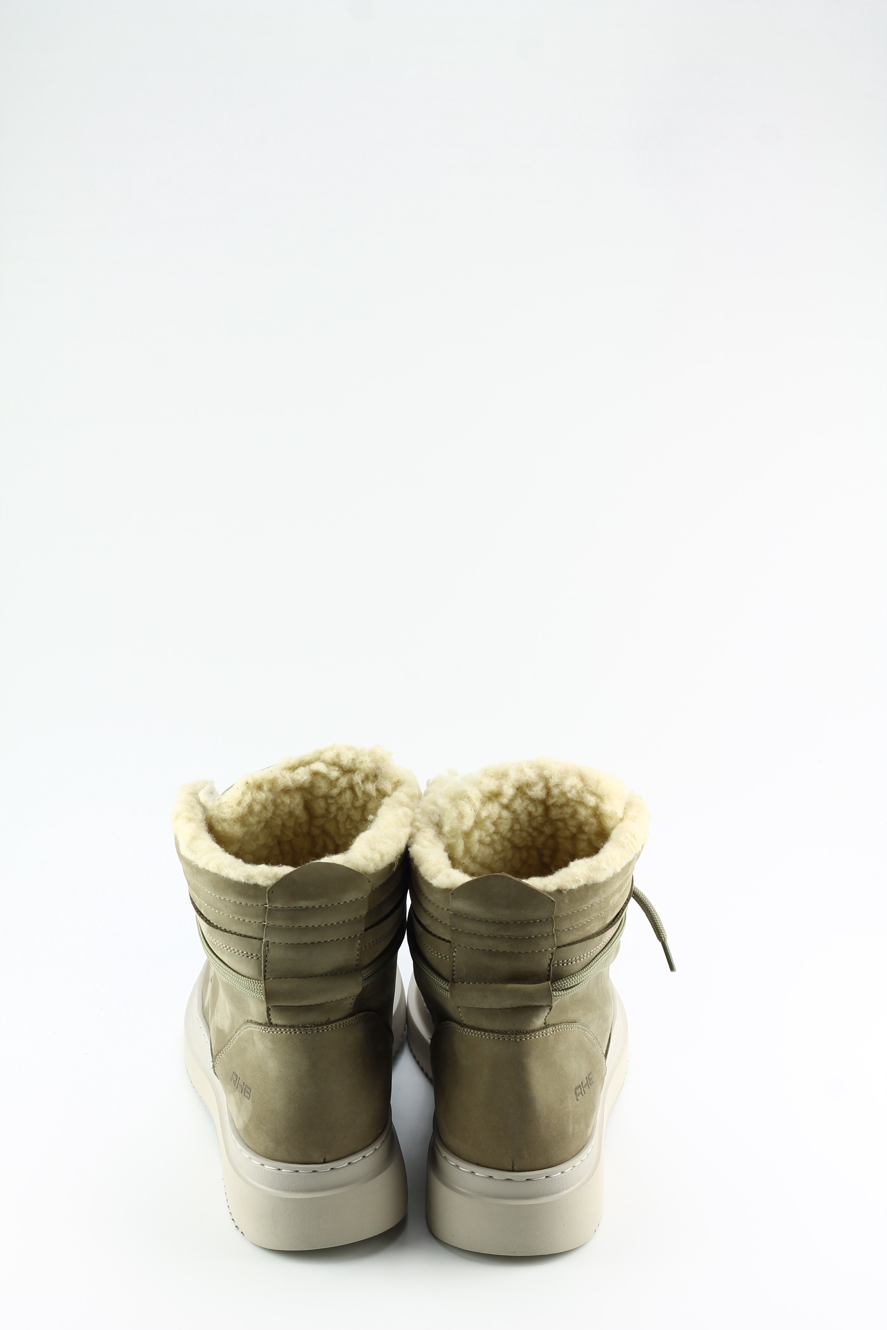 Rehab morgan nub taupe heren veterboots | Theo Jansen Schoenen