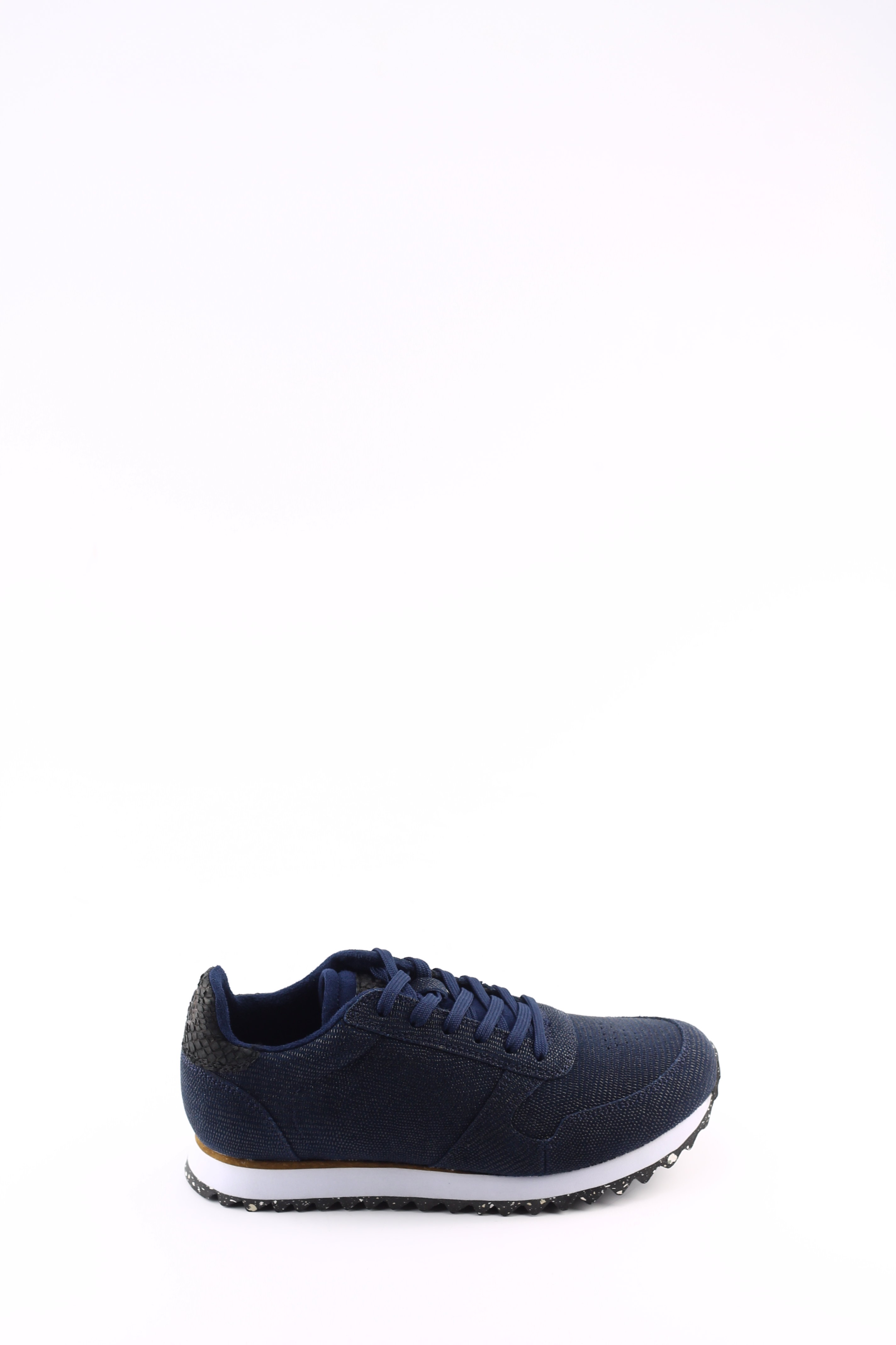 Woden Ydun pearl II blauw dames sneakers | Theo Jansen Schoenen