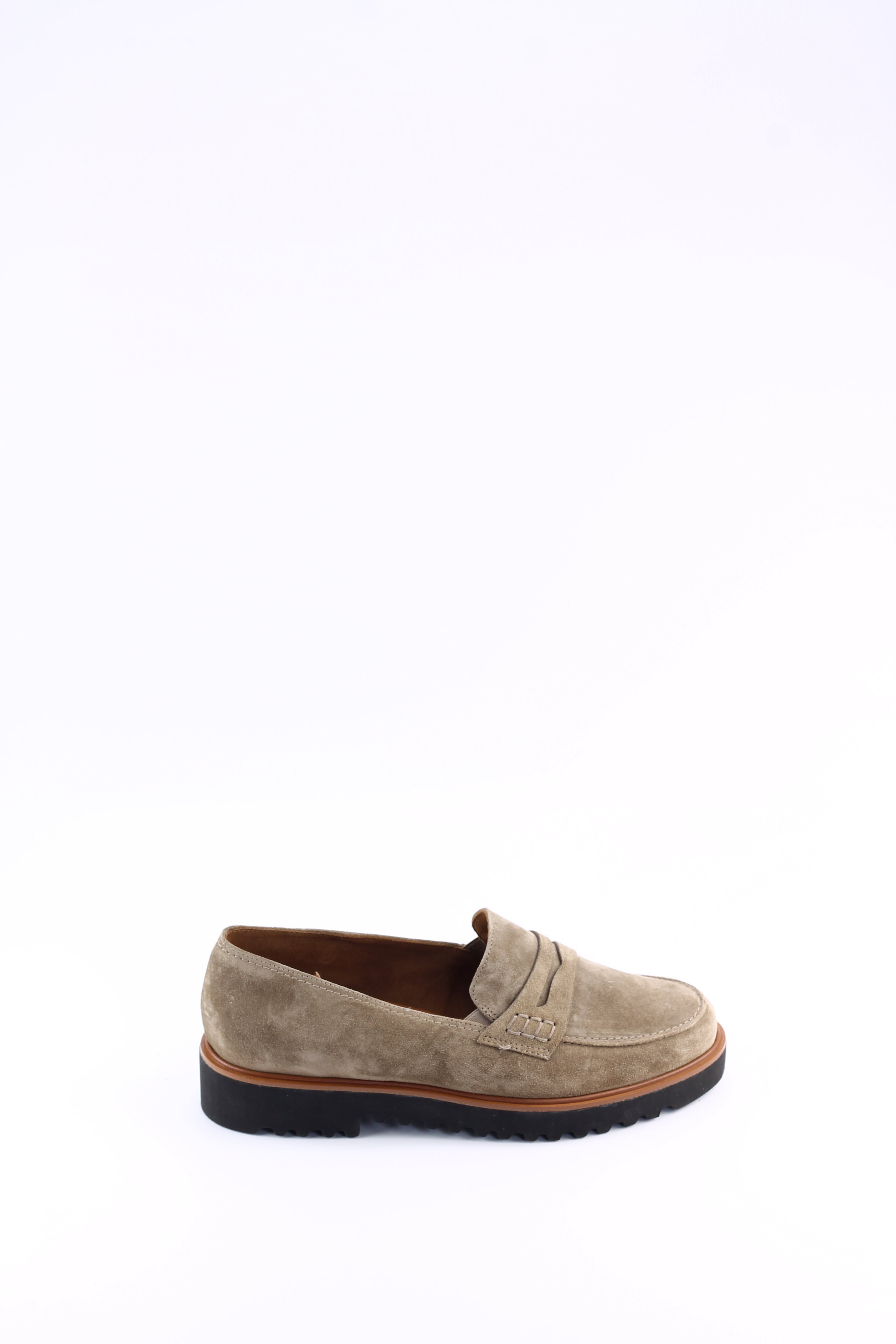 Paul Green 2694 taupe dames instappers | Theo Jansen Schoenen