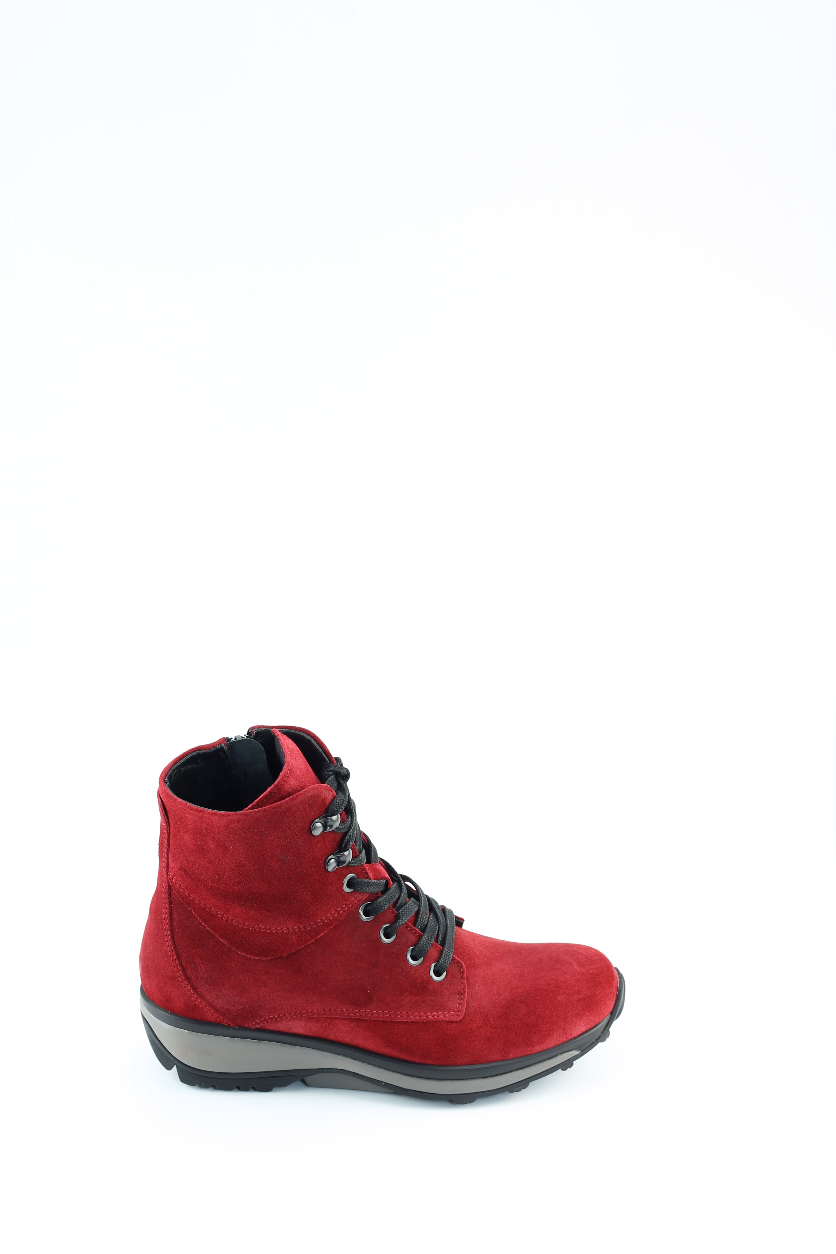 Xsensible 30111.2 rood dames veterboots | Theo Jansen Schoenen