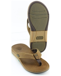 Reef Leather offshore Donkerbruin
