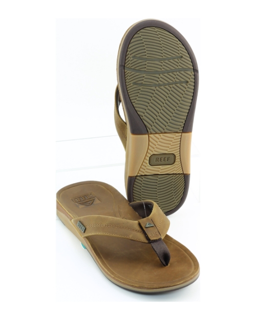 Reef Leather offshore Donkerbruin