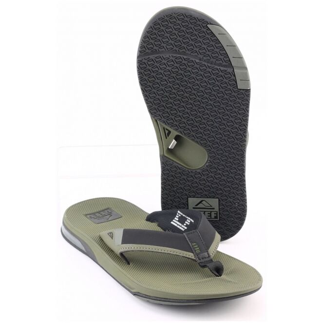 Verkeerd meteoor keuken Reef Fanning Low groen heren slippers | Theo Jansen Schoenen