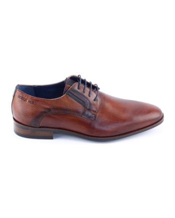 Berkelmans sameiro veterschoenen cognac