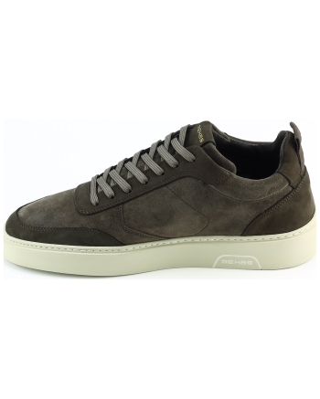 Rehab oliver mid suede sneakers bruin