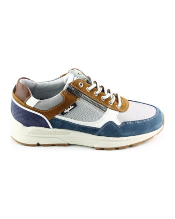 Australian connery sneakers blauw combinatie