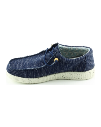 Walk in Pitas wp150 knitted veterschoenen donkerblauw