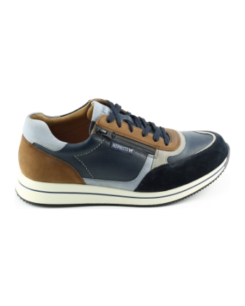 Mephisto Gilford veterschoenen blauw combinatie