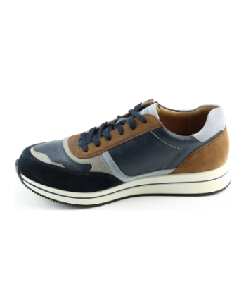 Mephisto Gilford veterschoenen blauw combinatie