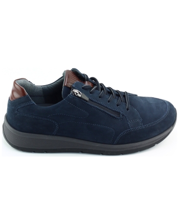 Waldlaufer 686004 veterschoenen donkerblauw
