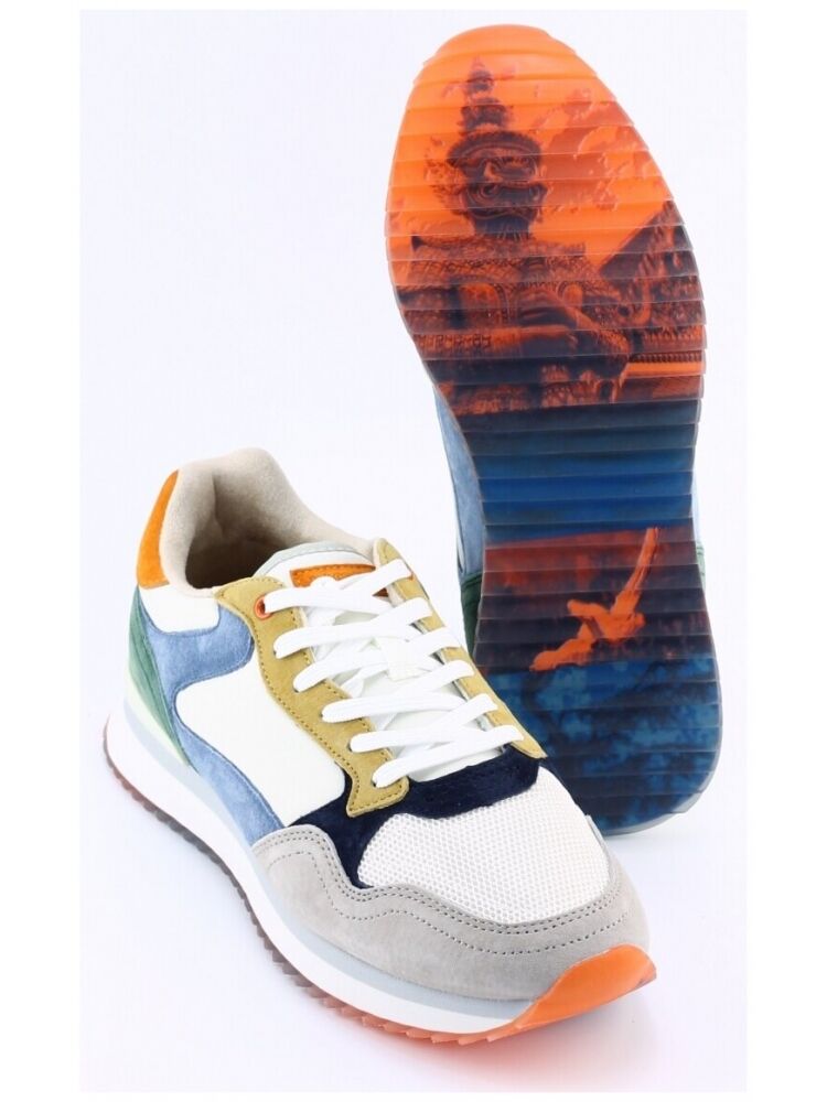 HOFF bankok blauw heren sneakers Theo Jansen Schoenen