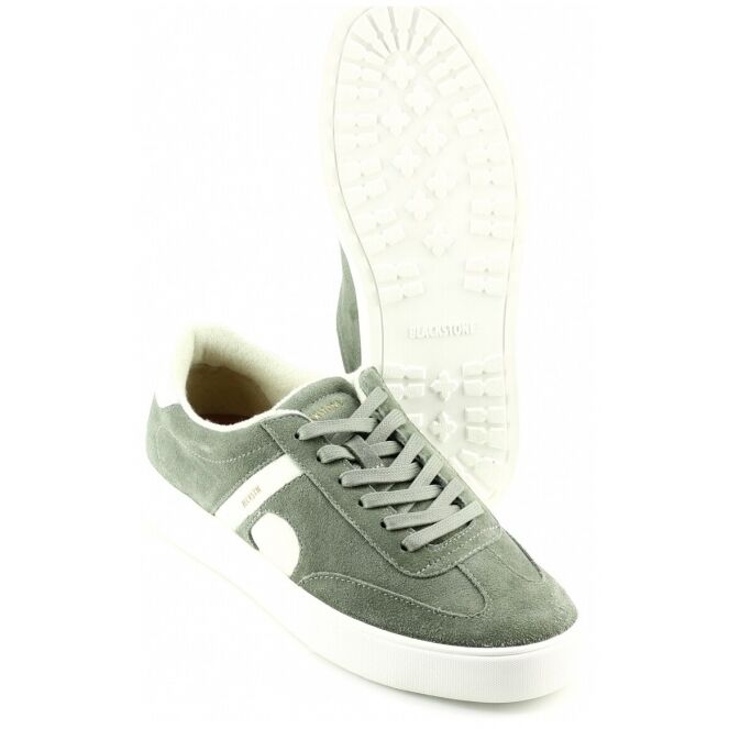 Blackstone Blackstone EG555 Groen sage Blackstone EG555 groen heren sneakers | Theo Jansen Schoenen