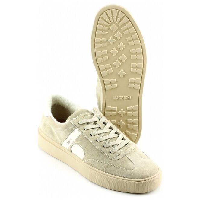 Blackstone Blackstone EG555 Beige papyrus Blackstone EG555 beige heren sneakers | Theo Jansen Schoenen