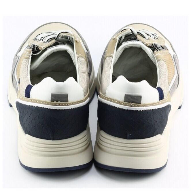 Australian Australian connery 15.1682.03 Beige u3p beige blue Australian connery 15.1682.03 beige heren sneakers | Theo Jansen Schoenen