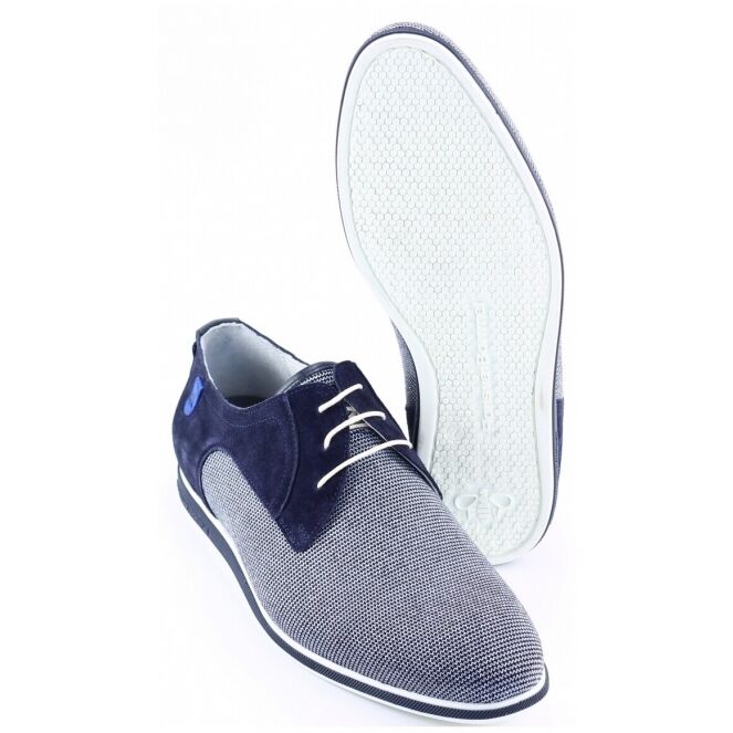 slepen Bestrooi mesh Floris van Bommel SFM-30220-40-02 blauw heren veterschoenen | Theo Jansen  Schoenen