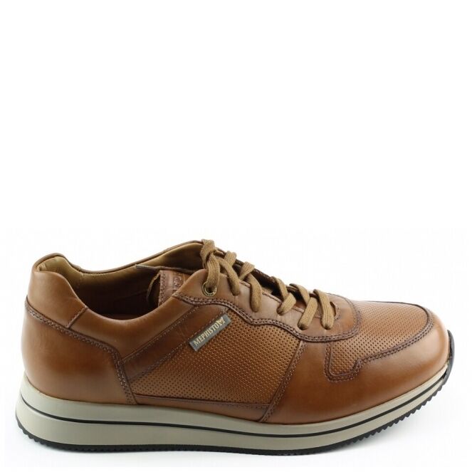 Mephisto Mephisto Gerome Cognac 6135 hazelnut Mephisto Gerome cognac heren veterschoenen | Theo Jansen Schoenen