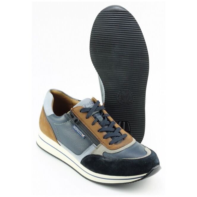 Mephisto Mephisto Gilford Blauw 3655 1545 25558. blue Mephisto Gilford blauw heren veterschoenen | Theo Jansen Schoenen
