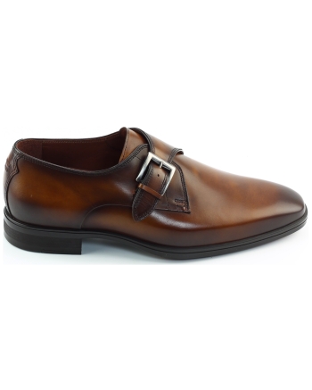 Greve Gouda monk instappers en gespschoenen cognac