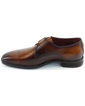 Greve Gouda monk instappers en gespschoenen cognac