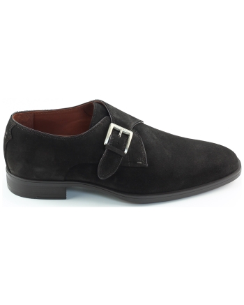 Greve Gouda monk instappers en gespschoenen donkerbruin