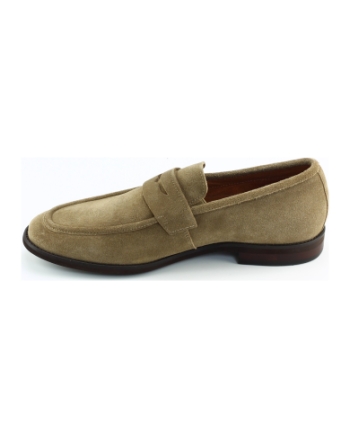 Daniel Kenneth Aron instappers en gespschoenen taupe
