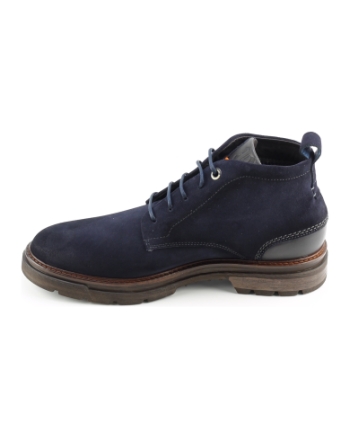 Berkelmans levin veterboots donkerblauw