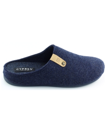 Cypres Jorn pantoffels donkerblauw