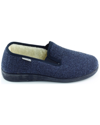Cypres Soft Edgar pantoffels donkerblauw