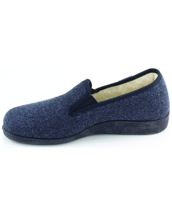 Cypres Soft Edgar pantoffels donkerblauw