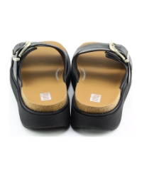 FitFlop TM Gen FF Buckle Two-Bar Slides he8 ZWART