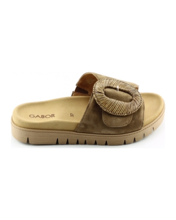 Gabor 83.742.14 slippers donkerbruin