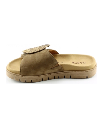 Gabor 83.742.14 slippers donkerbruin