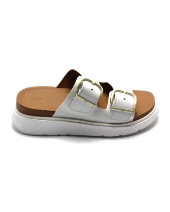 FitFlop TM Gen FF Buckle Two-Bar Slides he8 slippers wit
