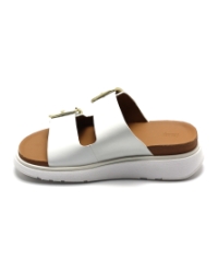 FitFlop TM Gen FF Buckle Two-Bar Slides he8 WIT
