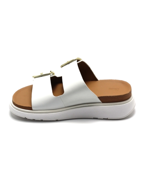 FitFlop TM Gen FF Buckle Two-Bar Slides he8 WIT