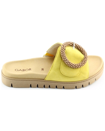 Gabor 83.745.10 slippers geel