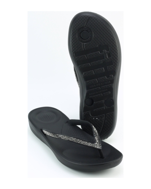 FitFlop TM R08 Iqushion Sparkle TPU ZWART