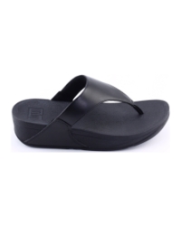 FitFlop TM Lulu Leather Toepost I88 ZWART