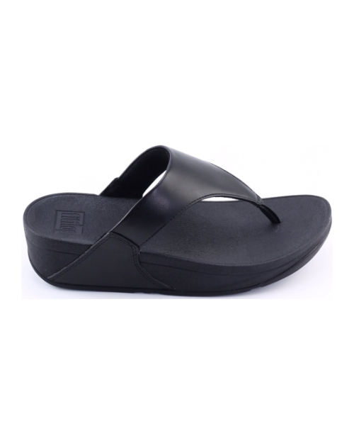 FitFlop TM Lulu Leather Toepost I88 ZWART