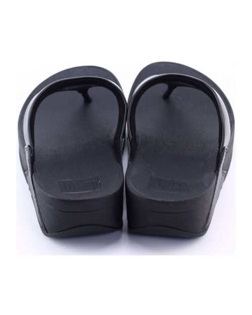 FitFlop TM Lulu Leather Toepost I88 ZWART