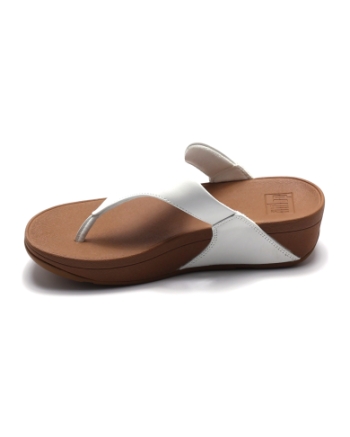 FitFlop TM Lulu Leather Toepost I88 slippers wit