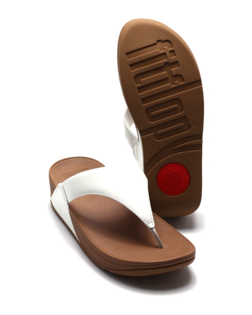 FitFlop TM Lulu Leather Toepost I88 Wit