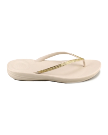 FitFlop TM R08 Iqusion Sparkle slippers beige