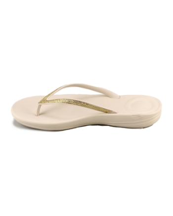 FitFlop TM R08 Iqusion Sparkle slippers beige