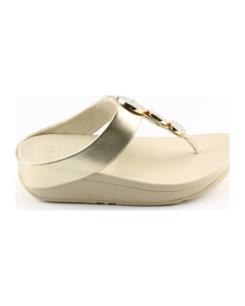 FitFlop TM HJ1 Halo bead circle slippers goud