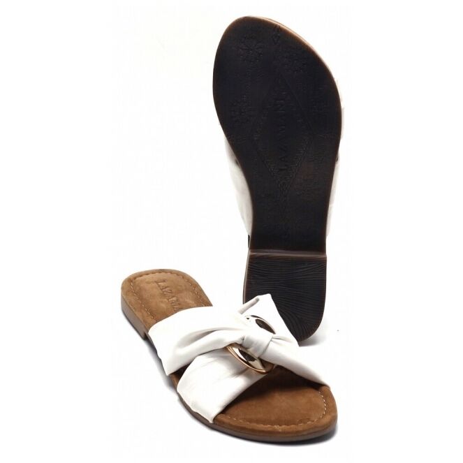 Lazamani 33530 wit dames slippers Theo Jansen Schoenen
