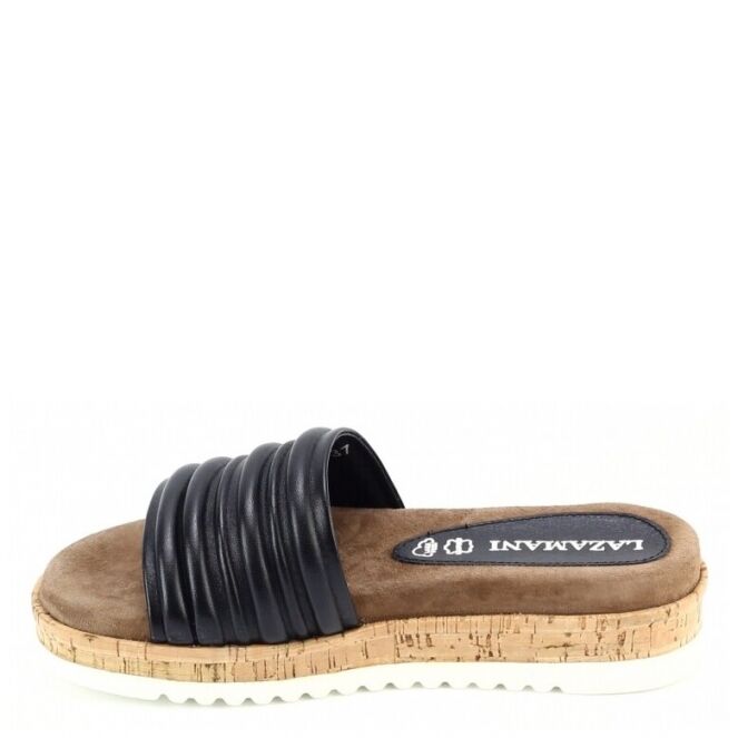 Lazamani slipper top zwart